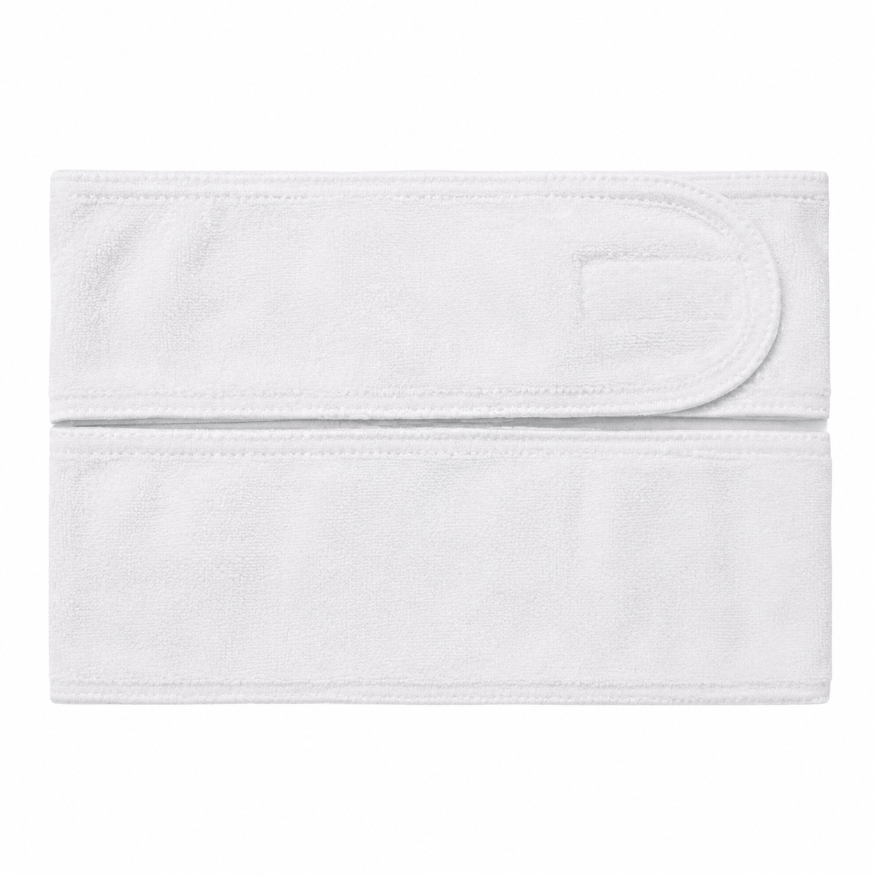 Close view of terrycloth headband texture