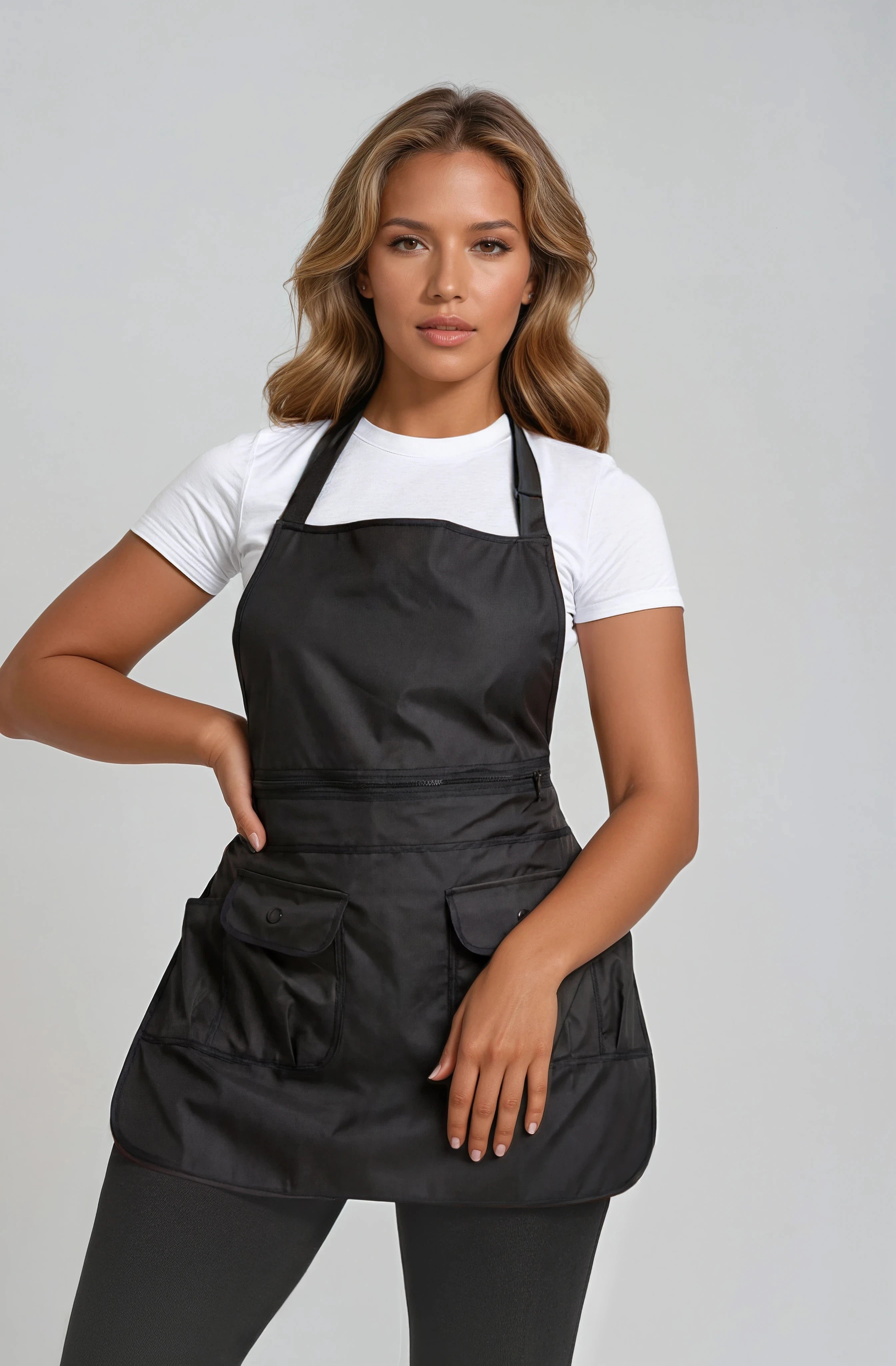 Courtney Zipper Apron (#9044) – CharleneProducts