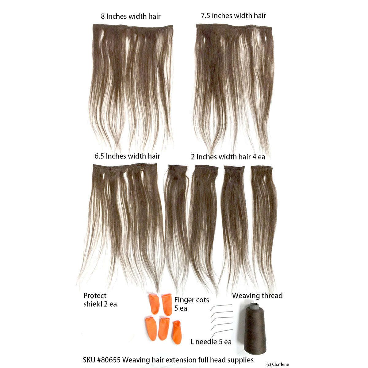 Weaving Hair Extension Full Head Training Kit (#80655)
