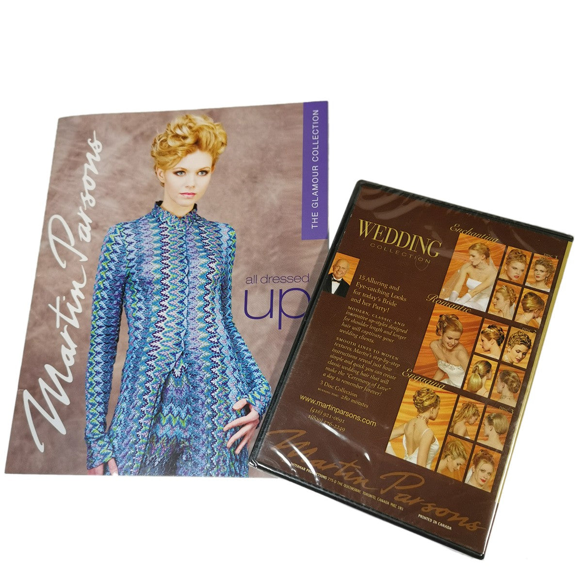 Martin Parson Hair Dress-up Book & Wedding DVD Set