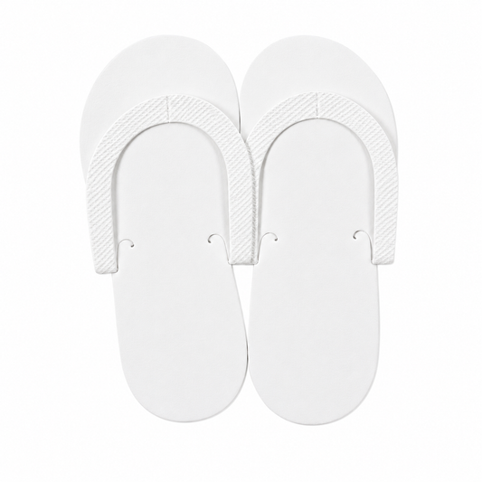 Disposable open-toe pedicure slippers