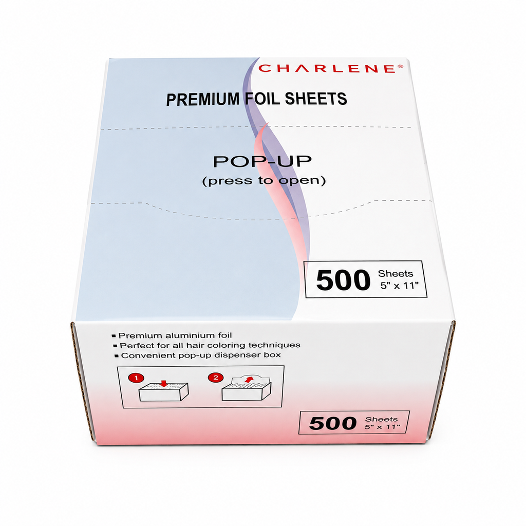 Pack of pre-cut 5 by 11 inch highlighting foil sheets