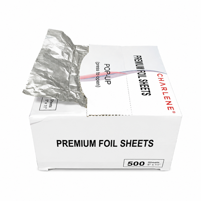 Foil sheets fanned to show individual sheets