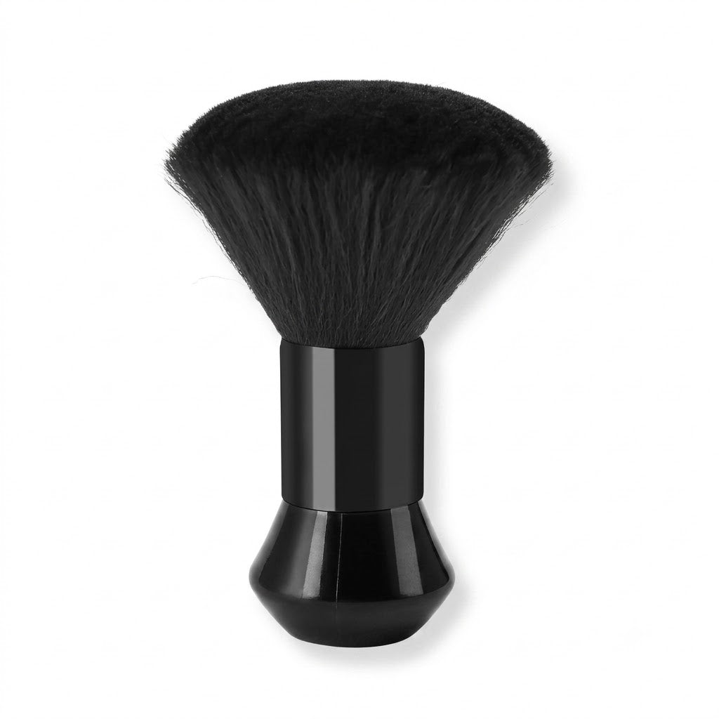 Soft bristle neck duster brush for barbering