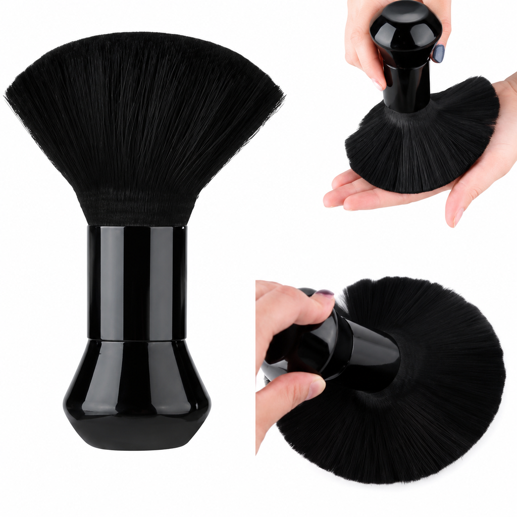Neck duster showing bristle head and handle