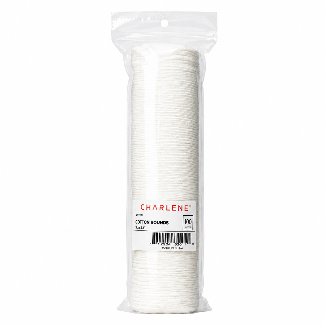 Pack of 2.4 inch cotton rounds