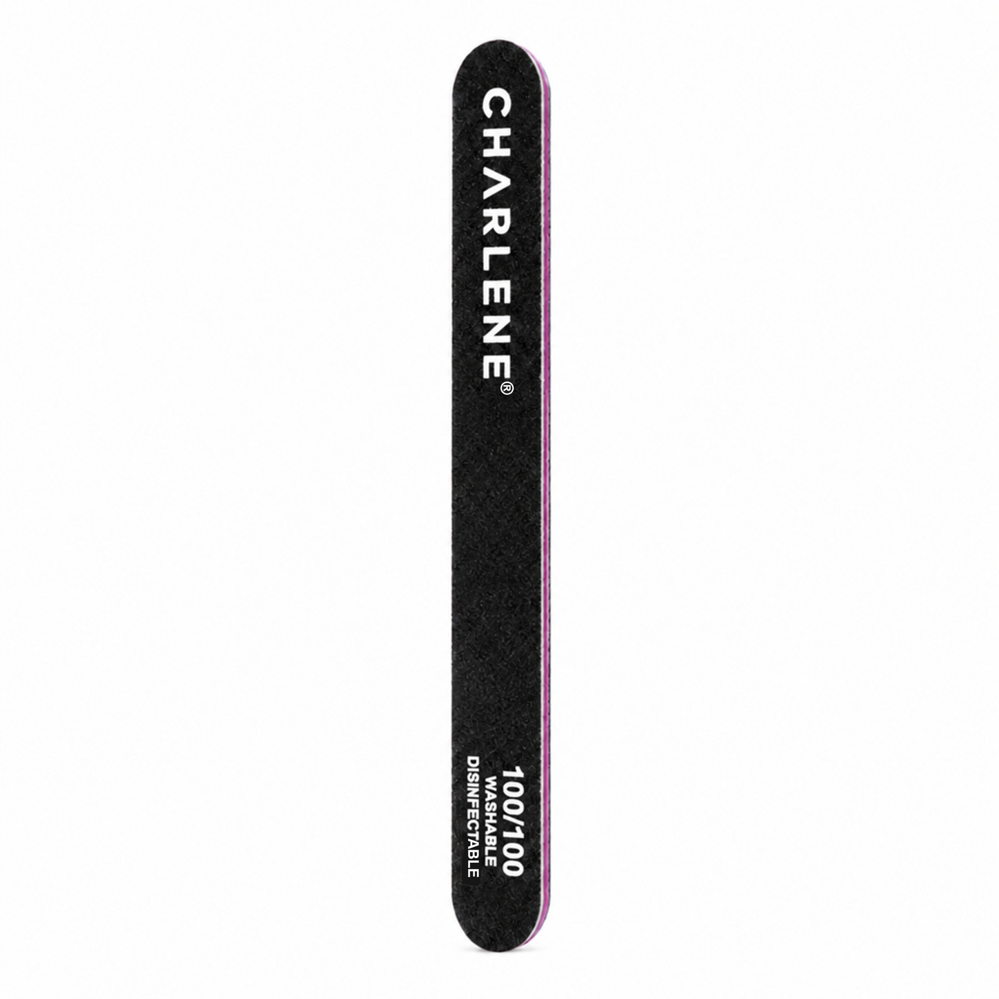 Single black very coarse cushion nail file