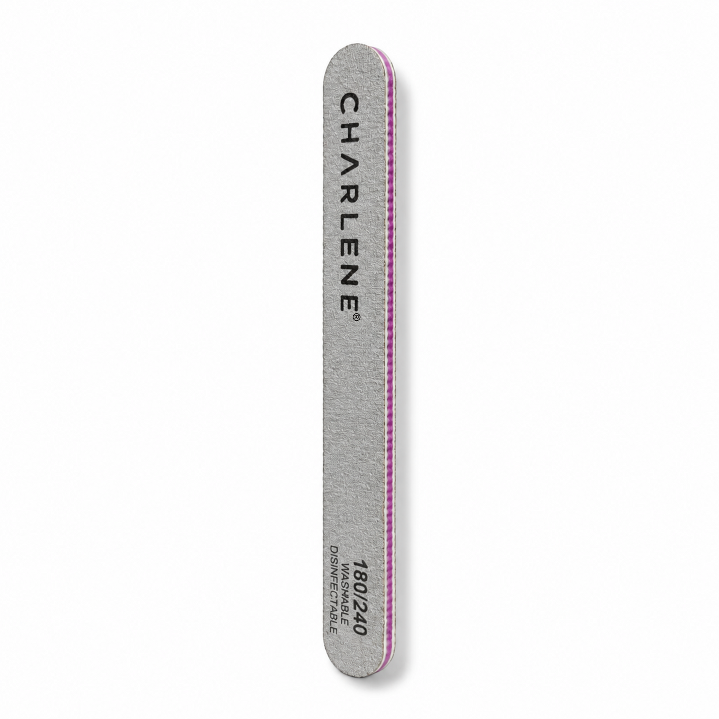 Charlene cushion nail file 180/240 grit, alternate view