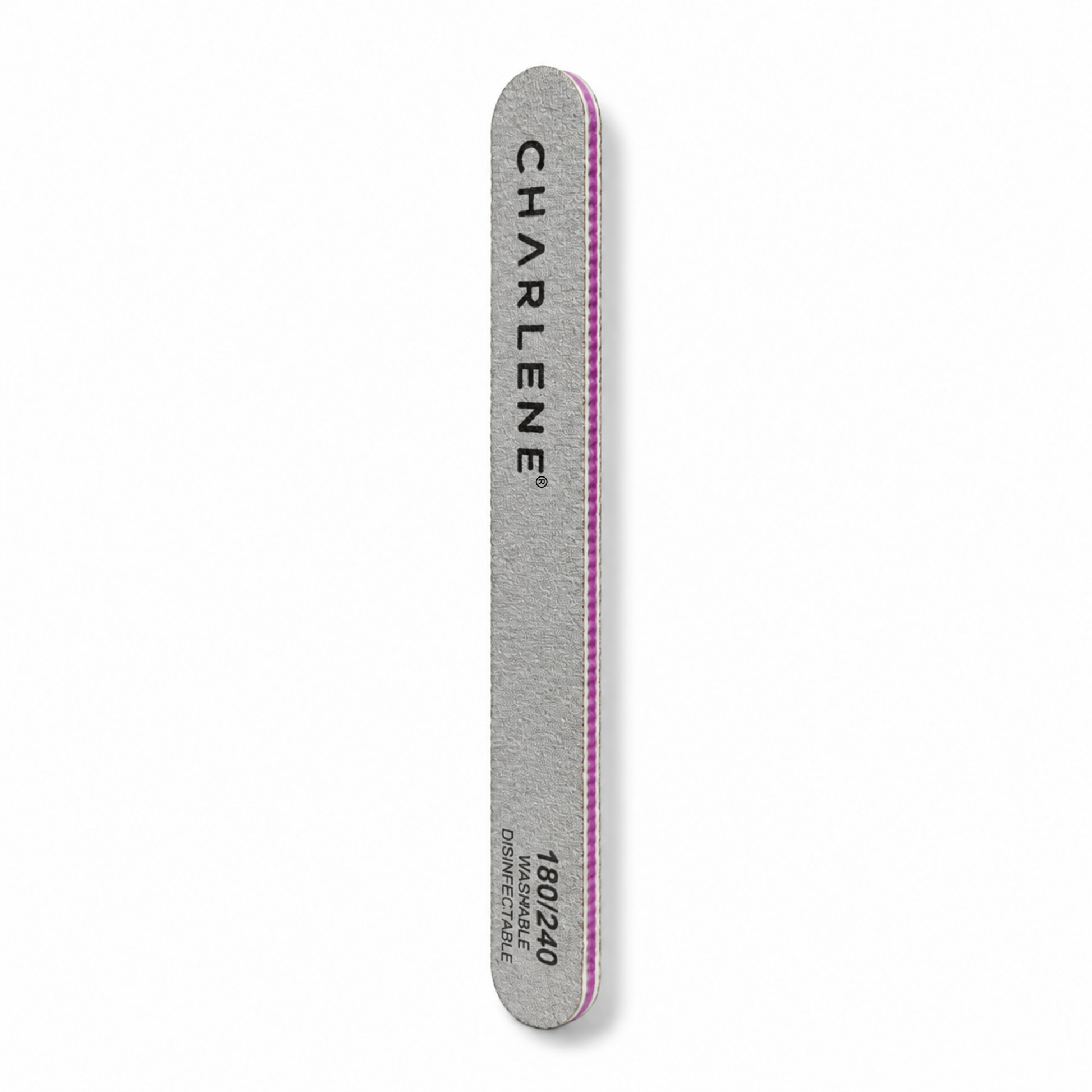 Charlene cushion nail file 180/240 grit, alternate view