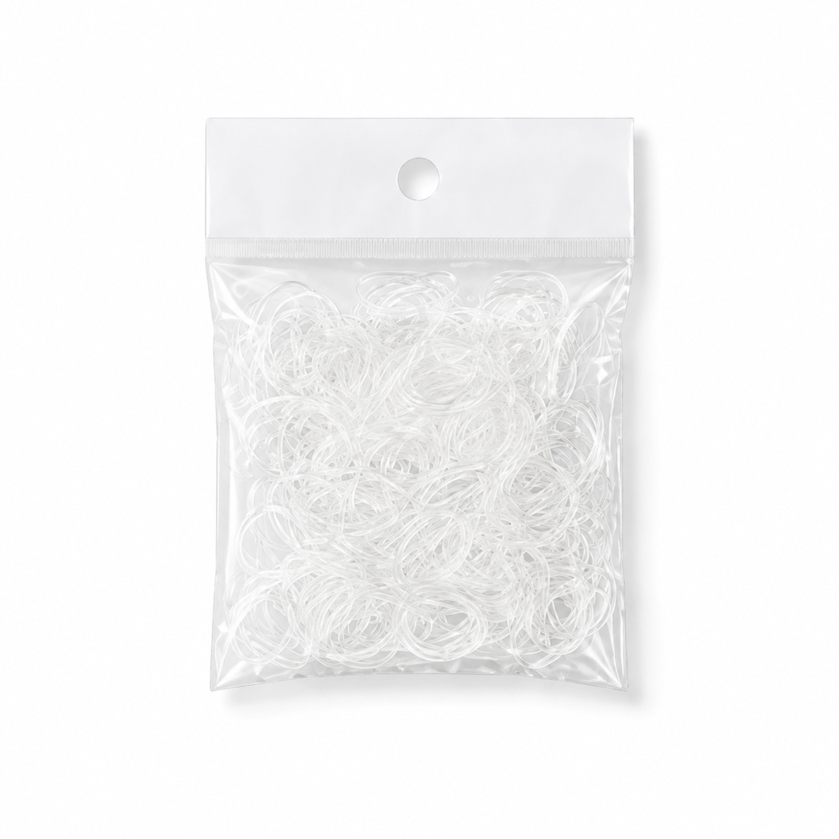 Clear rubber bands 250 count pack