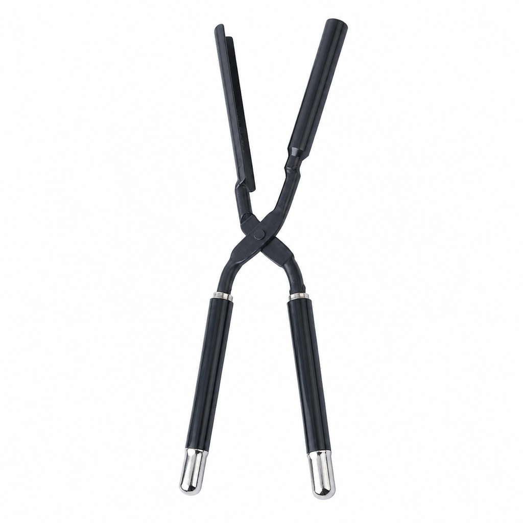 Black satin marcel curling iron half inch barrel