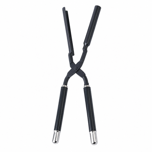 Black satin marcel curling iron half inch barrel