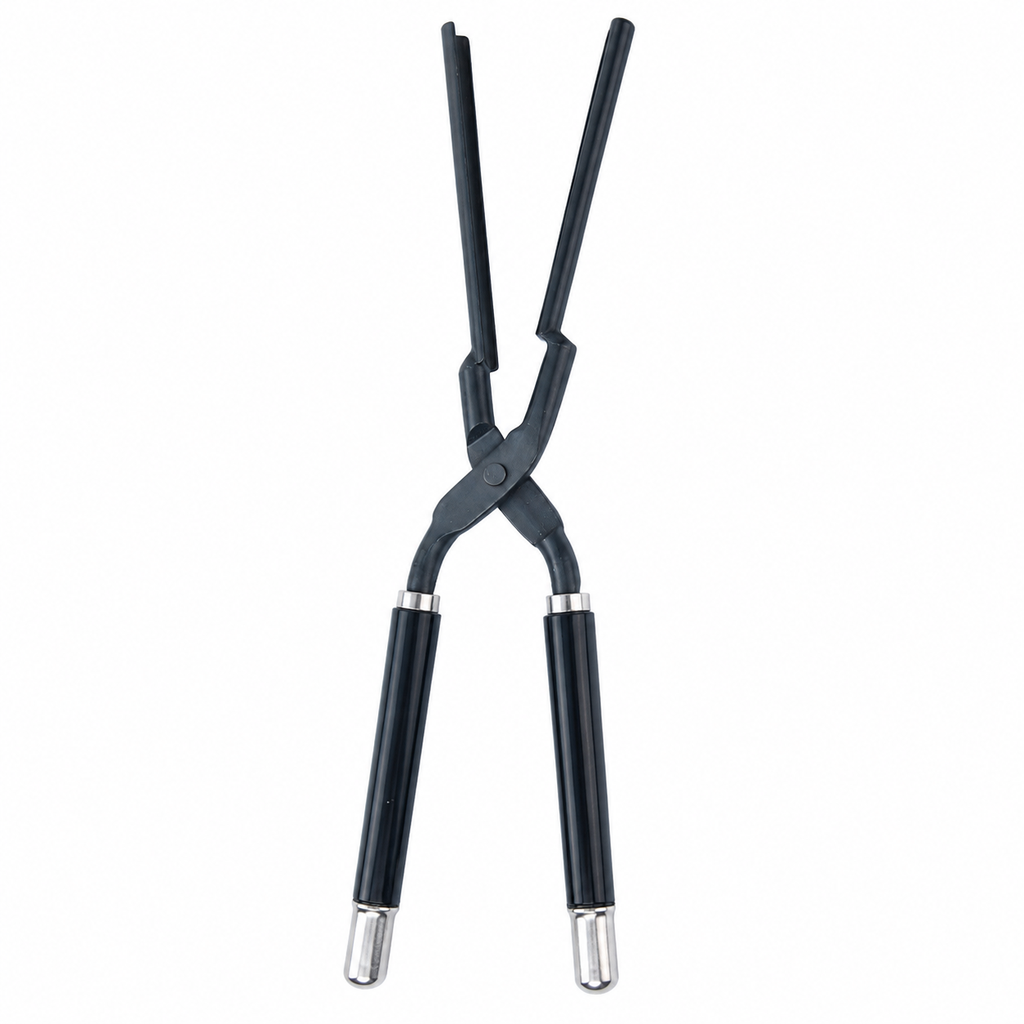 Black satin marcel curling iron quarter inch barrel