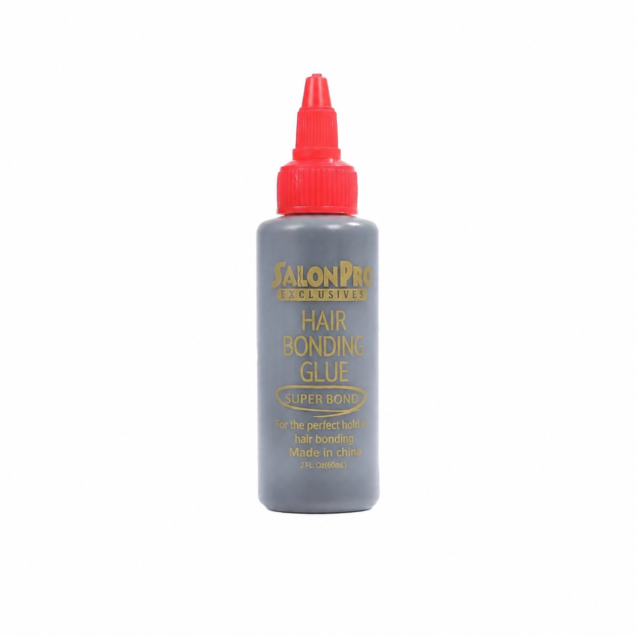 Black hair bonding glue 2 ounce bottle