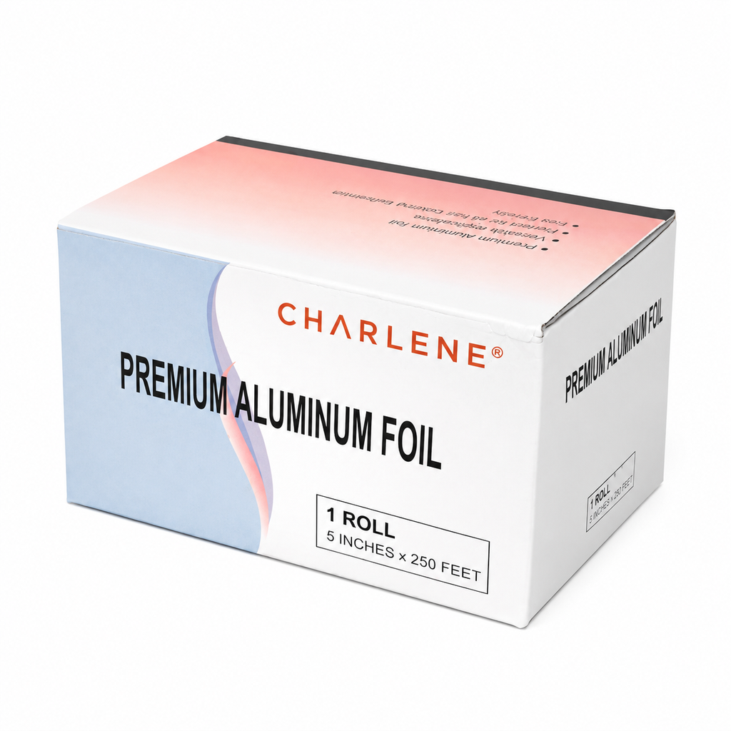 Foil roll shown unspooled