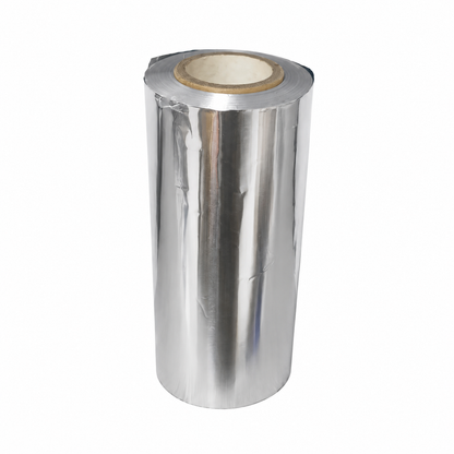 Close view of foil roll edge