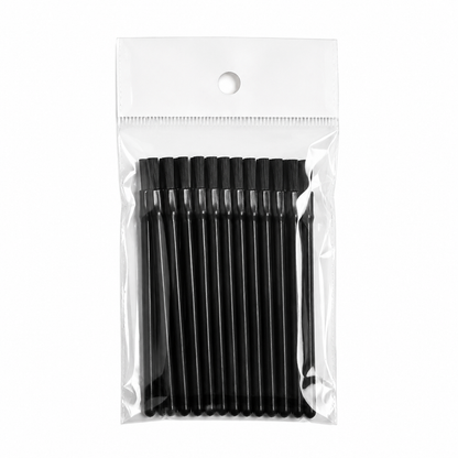Disposable black lip brushes 24 count