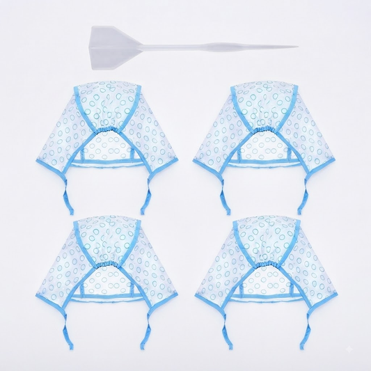 Disposable frosting caps 4 pack with pulling needle