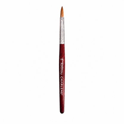 Charlene Kolinsky acrylic nail brush size 8, alternate view