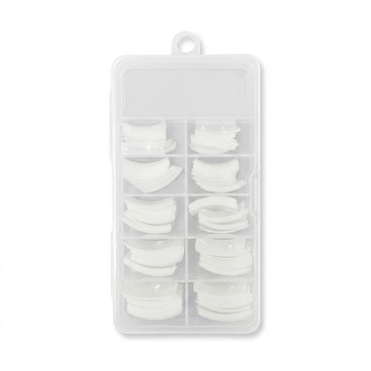Charlene natural nail tips, 100 count box