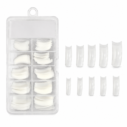 Charlene natural nail tips 100 count, alternate view
