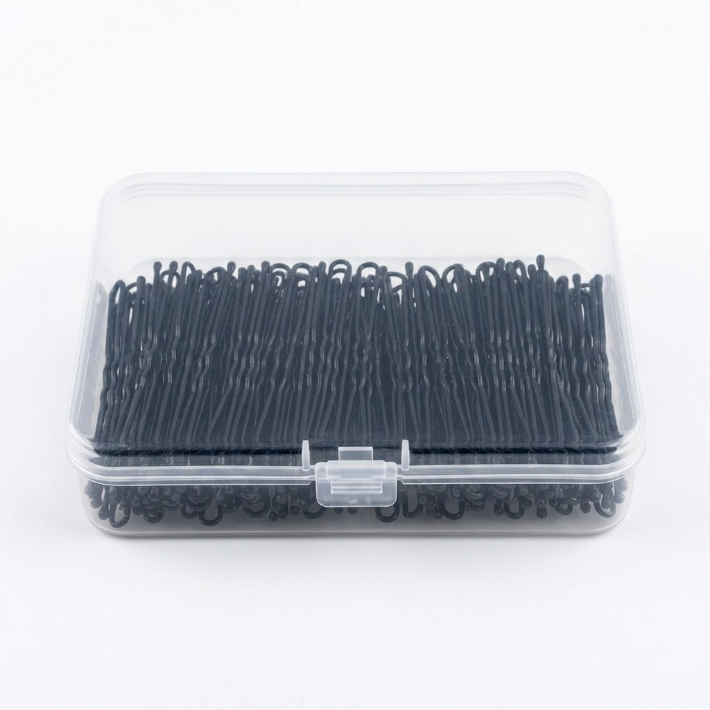 Black hair pins 1 3/4 inch 300 count box