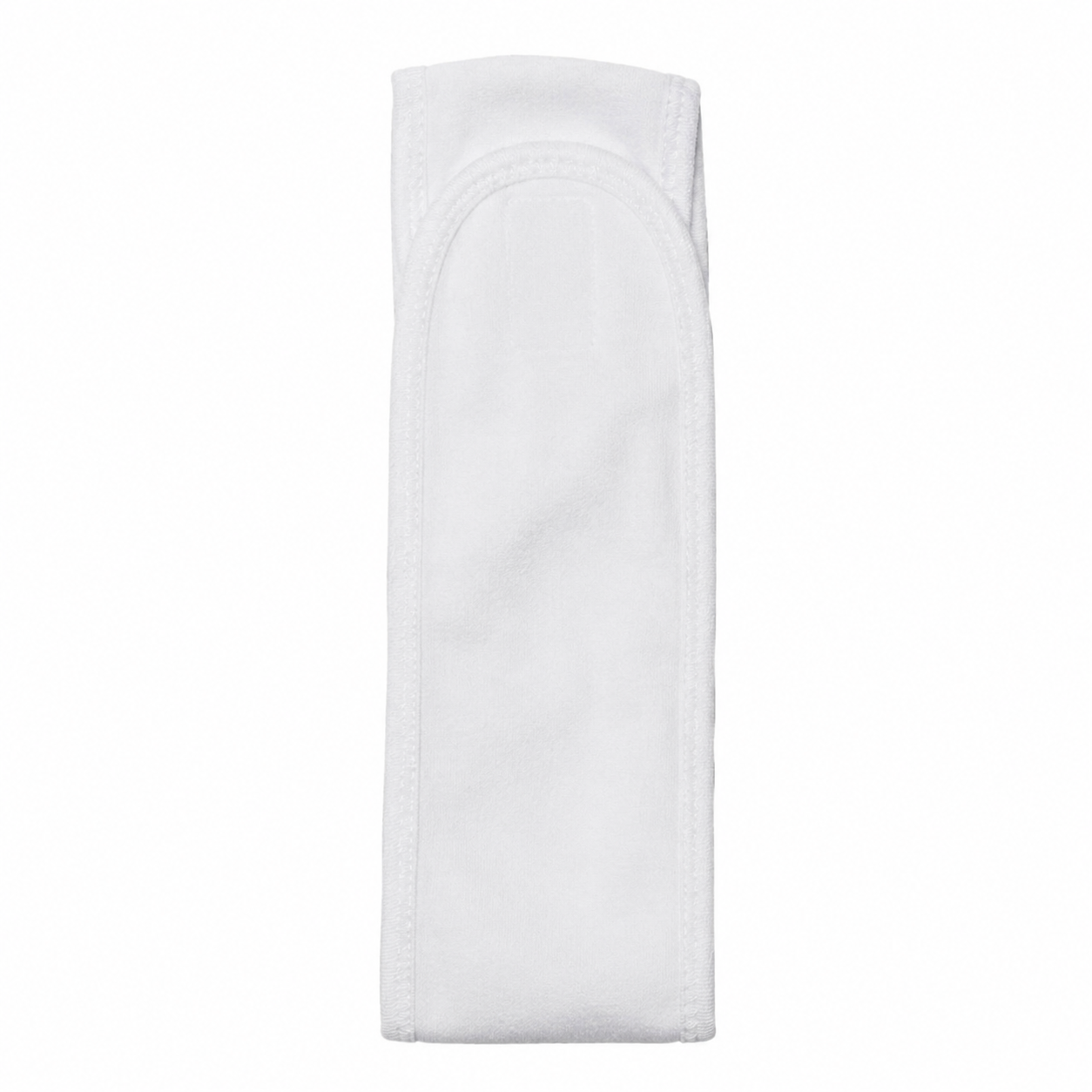 Terrycloth spa headband shown stretched