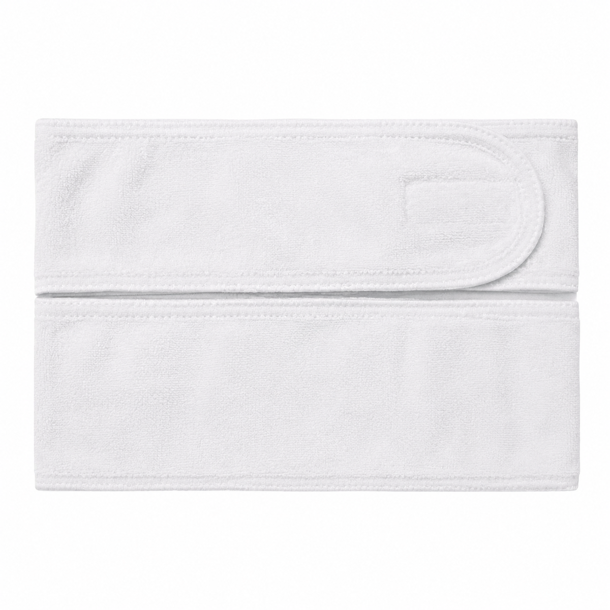 Close view of terrycloth headband texture