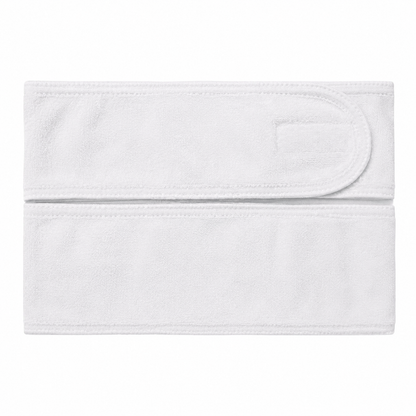 Close view of terrycloth headband texture