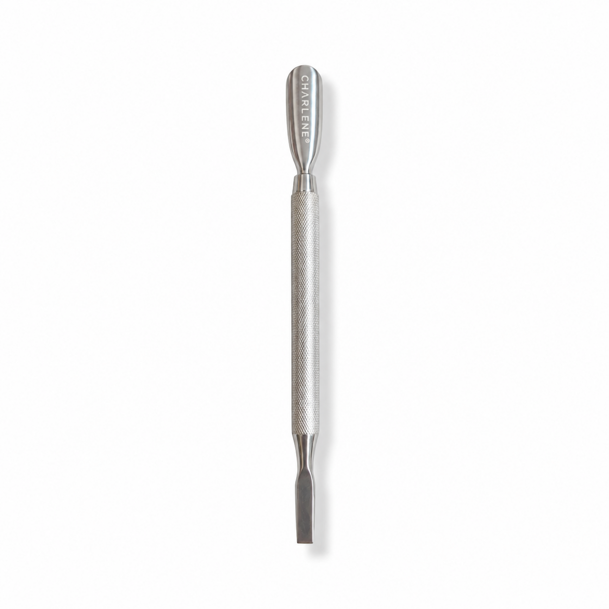 Charlene cuticle pusher and square spatula, alternate view