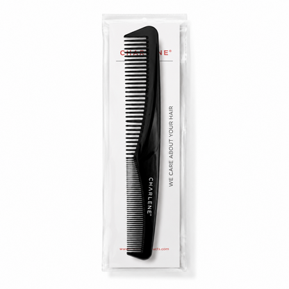 Charlene hard rubber comb, 8 inch