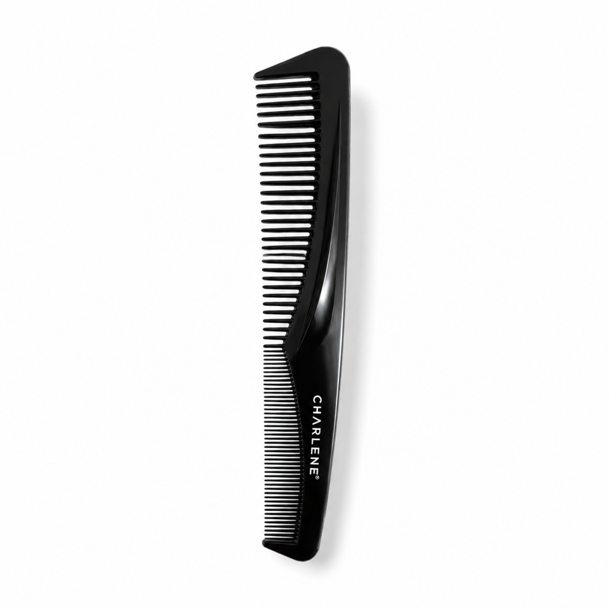 Charlene hard rubber comb 8 inch, alternate view