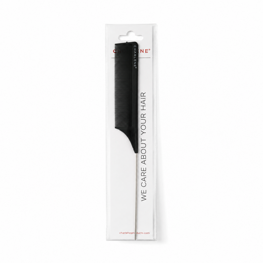 Charlene silicone pin tail comb, 9.75 inch extra long