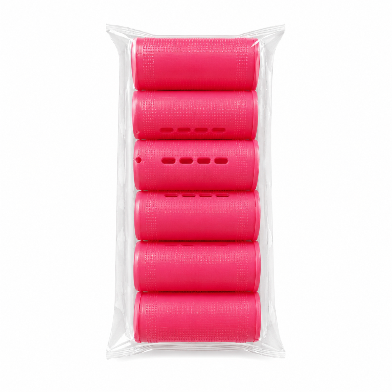 Burgundy jumbo cold wave perm rods 1 3/8 inch 6 pack