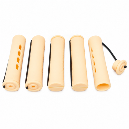 Close view of sandy cold wave rod