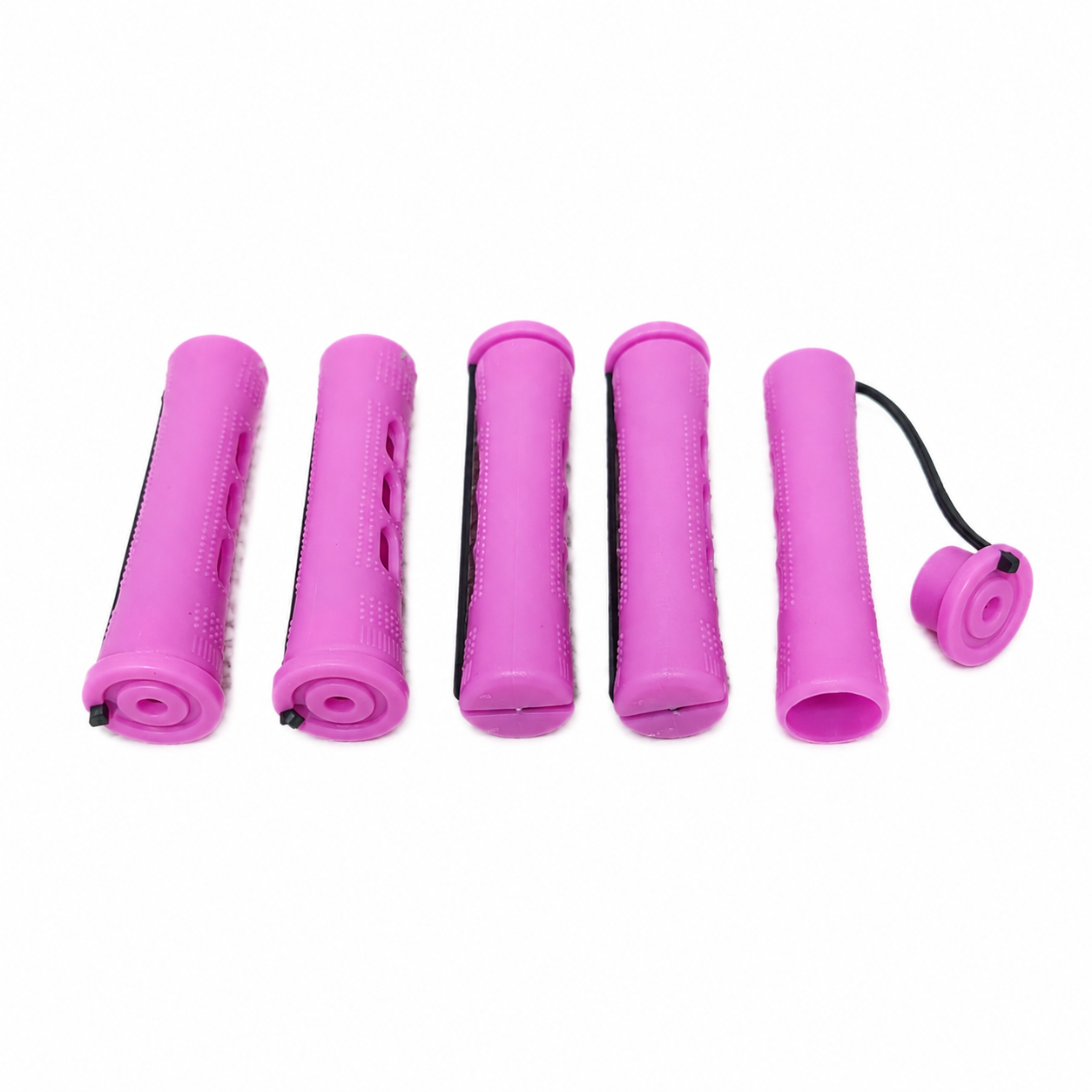 Close view of orchid short cold wave rod
