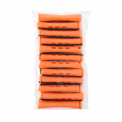 Pink short cold wave perm rods 5/16 inch 12 pack