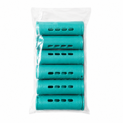 Green jumbo cold wave perm rods 1 1/8 inch 6 pack