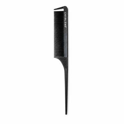 Charlene carbon rat tail comb 8.5 inch, alternate view