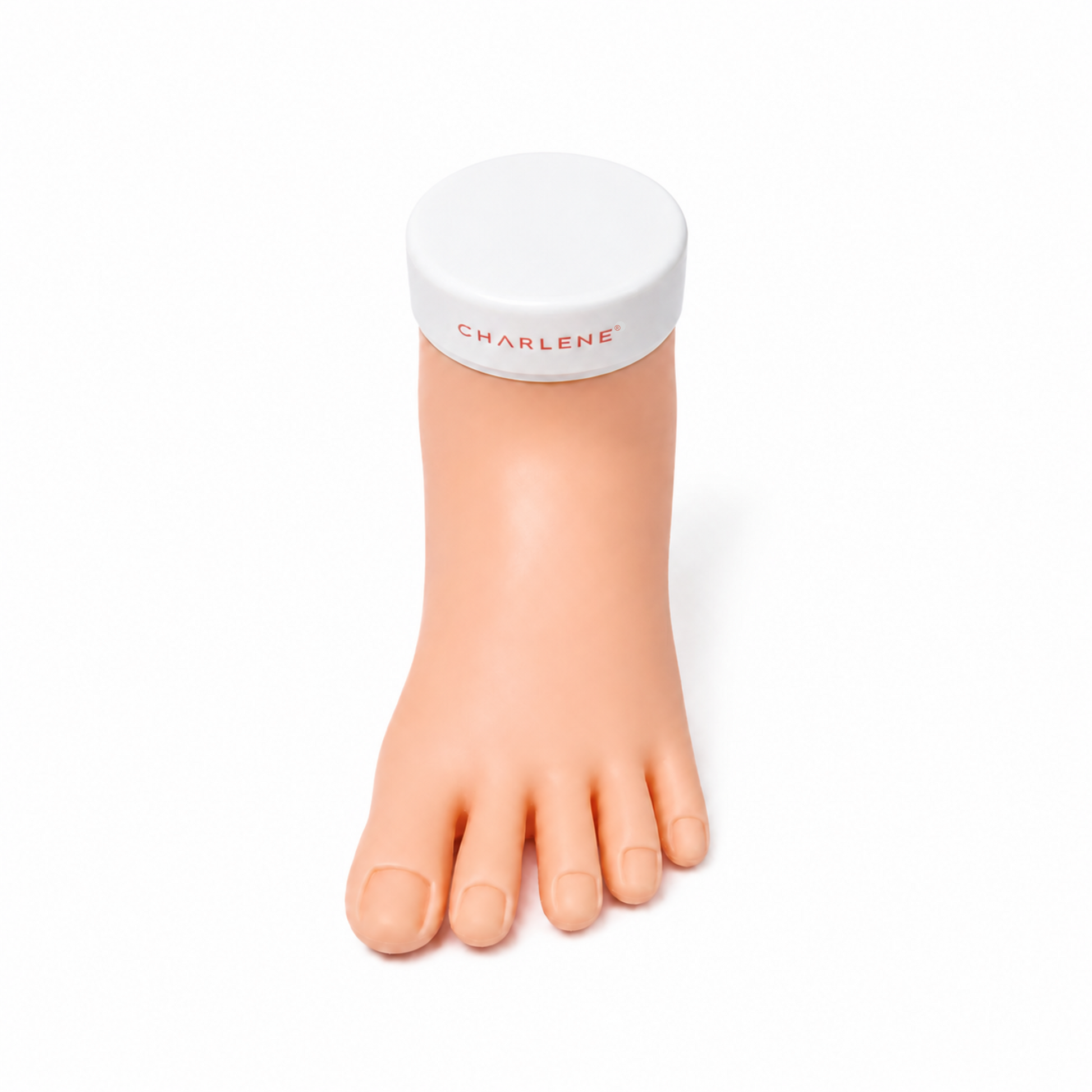 Charlene mannequin practice foot, left