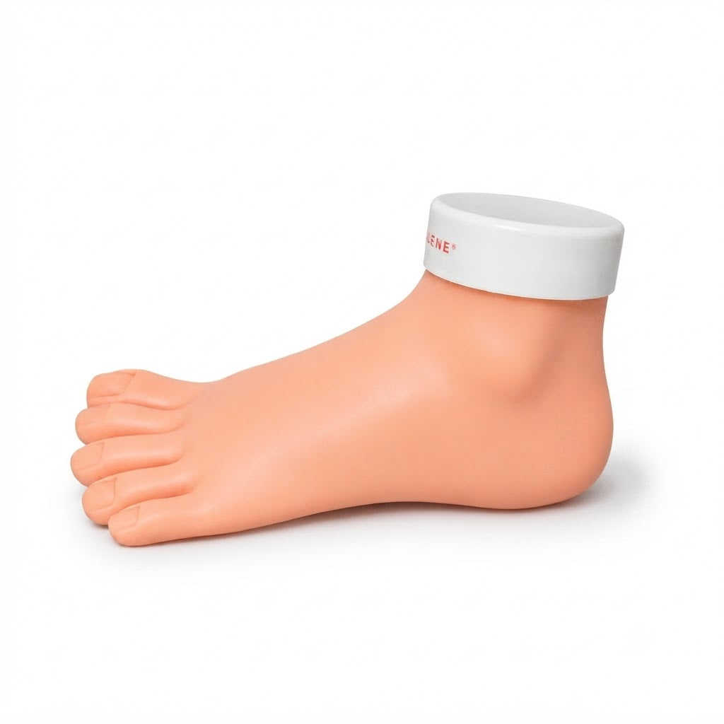 Charlene mannequin practice foot, alternate view