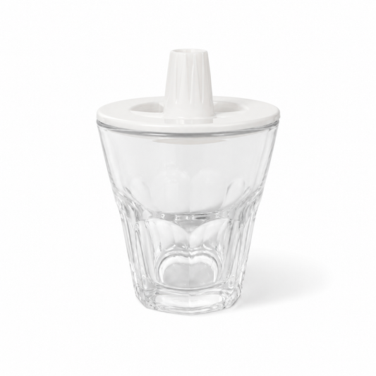 4 ounce glass manicure sterilizing jar