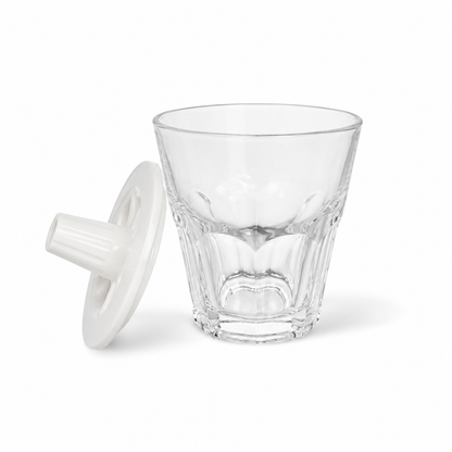 Manicure sterilizing jar with lid