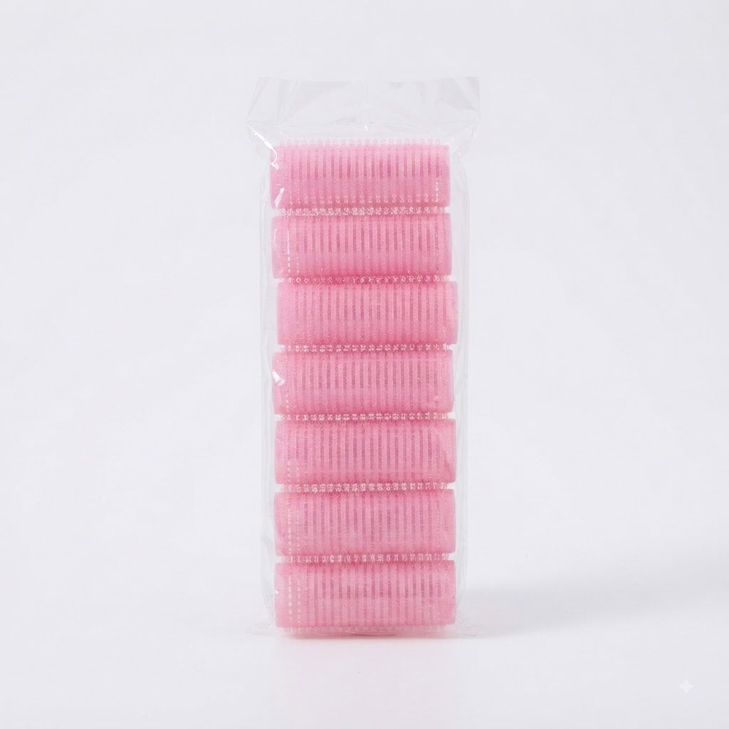 Medium self grip rollers grouped