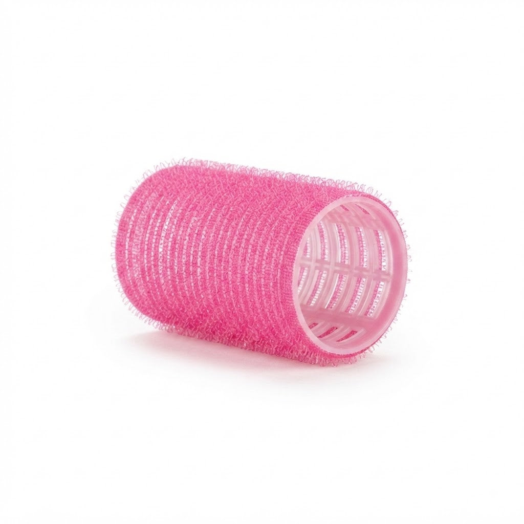 Close view of blue self grip roller