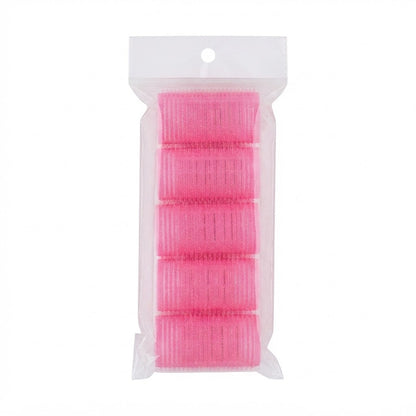Blue self grip rollers grouped