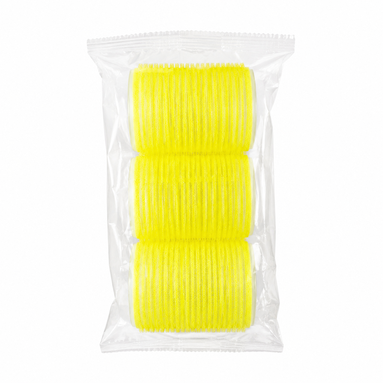 Purple self grip rollers grouped
