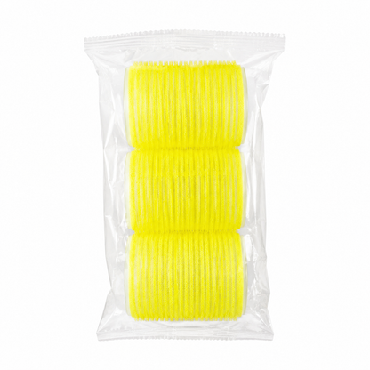 Purple self grip rollers grouped
