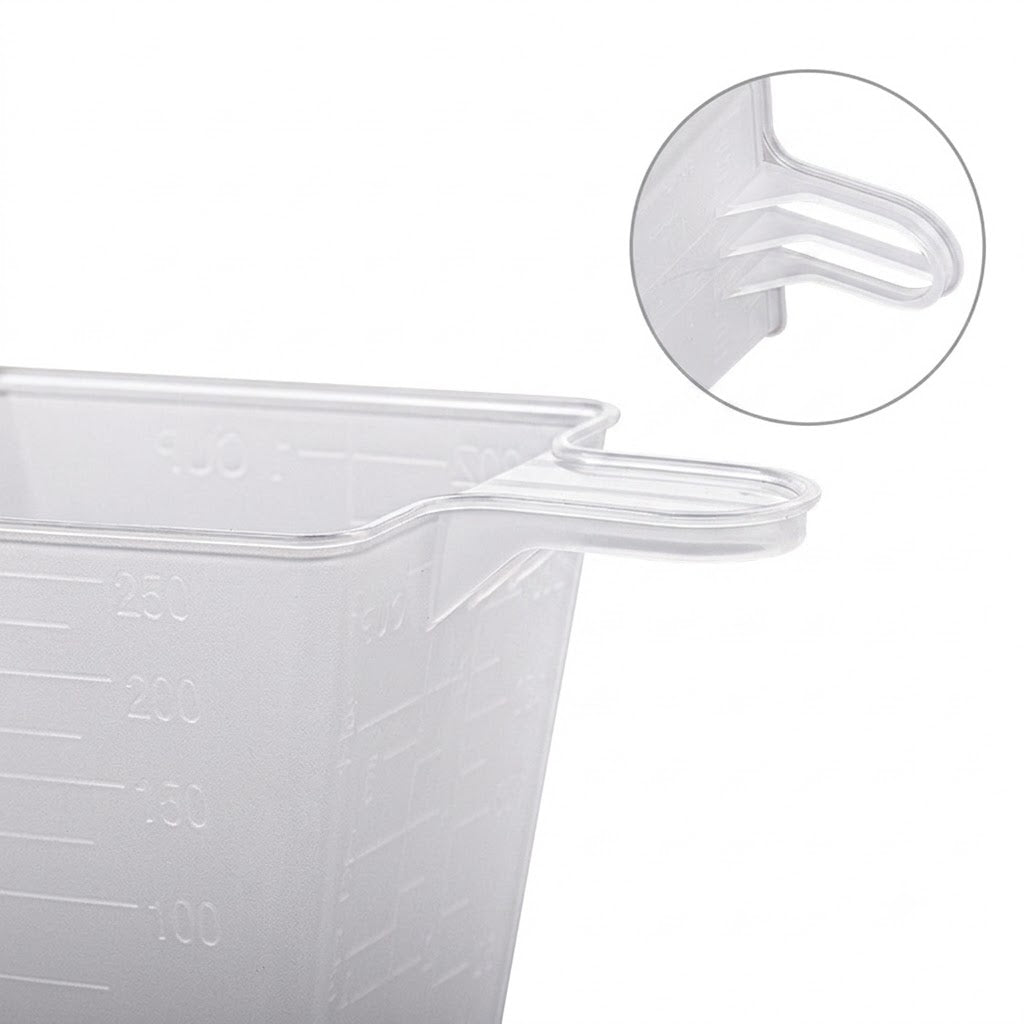 Measuring scoop shown at an angle