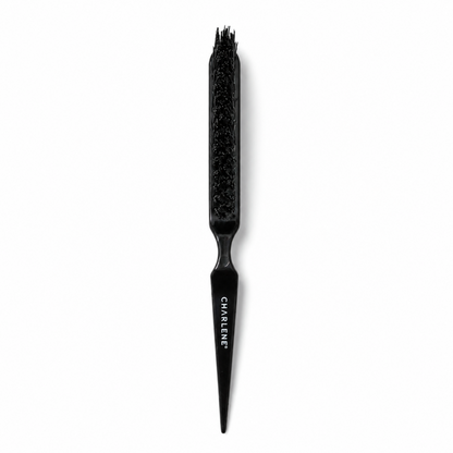 Charlene nylon teasing brush, bristle and tail detail
